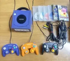 任天堂ゲームキューブ カービィのエアライド コントローラー3つメモリーカード付き
