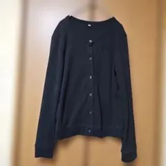 UNIQLOブラックニットカーディガンM