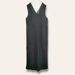 【レプシィム】Vネックサロペット　オールインワン　ネイビー　M　タグ付き　新品