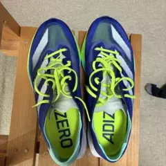 ADIZERO ADIOS 8 ランニングシューズ ネイビー/ライム　26センチ