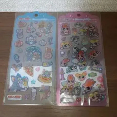 ドロップジュエリーシール　パワーパフガールズ　トムとジェリー