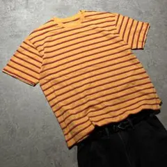 00s【old gap】border t/c-boy/短丈/swag/ボックス