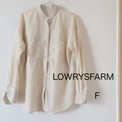 LOWRYSFARM おしゃれなシアーシャツ 長袖 ベージュのサムネイル