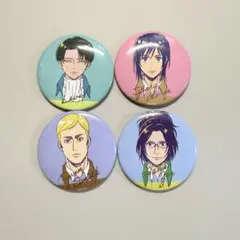 進撃の巨人 WitStudio 缶バッジ エルヴィン ハンジ リヴァイ サシャ