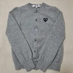 PLAY COMME des GARCONS カーディガン　グレー Lサイズ