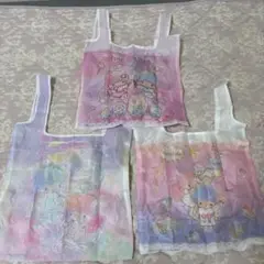 サンリオ リトルツインスターズ エコバッグ コンプリート キキララ ガチャガチャ