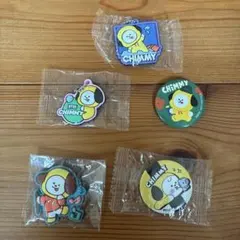 BT21 CHIMMY キーホルダーと缶バッジセット