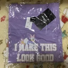 Disney ドナルドダック Tシャツ パープル