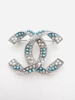 CHANEL ココマーク ブローチ パール ストーンのサムネイル