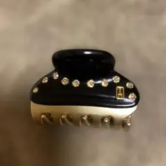 Alexandre de Paris ヘアクリップ ブラック ゴールドのサムネイル