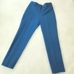 プラステ　PLST 2024 スティックパンツ　コットン　ブルー　Ｍ