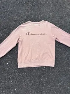 Champion ピンク スウェット Mサイズ