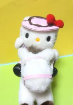 希少 JRA お馬deキティ ハローキティ ぬいぐるみ ピンク - メルカリ