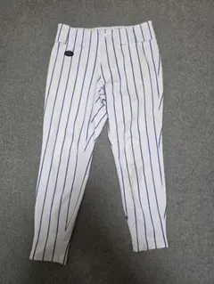 野球 ユニフォーム(練習着) 白青ストライプ