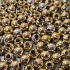 2粒 バラ売り ゴールド 金属ビーズ 金 6mm ホワイトハーツ - メルカリ