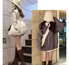 ファーバケットハット dd322a アイボリー