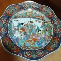 19世紀 メイソンズ シノワズリ 牡丹 花鳥文様 平皿約24cm - メルカリ