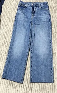 UNIQLO JEANS ワイドストレートデニム ブルー　56㎝