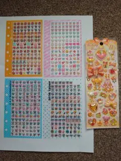 メゾピアノ　スケジュールシール　ベリエ　ぷっくりシール