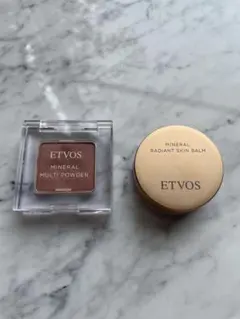 ETVOS エトヴォスミネラルマルチパウダーⅡ &スキンバームの2点セット