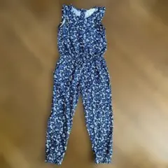 H&M 花柄オーバーオール 98/104