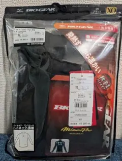 MIZUNO ブレスサーモ アンダーシャツ XO 長袖 ブラック