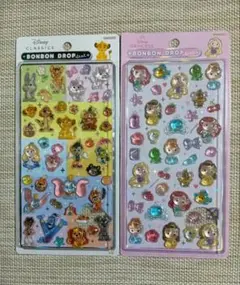 ディズニー ボンボンドロップ シール　クラシック　プリンセス