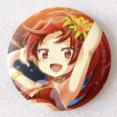 マギアレコード 魔法少女まどか☆マギカ外伝 マット缶バッジ 水着 佐倉杏子