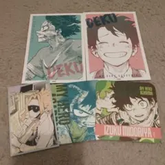 ヒロアカ展 緑谷 場面 コースター カード メモリアル