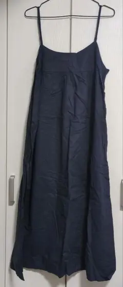 Samansa Mos2 キャミワンピース ネイビー M