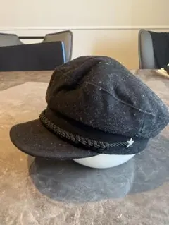 POLO RALPH LAUREN ブラックキャスケット帽