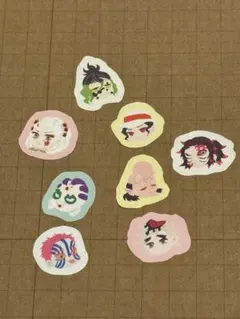 鬼滅の刃 フレークシール ゆるシールセット 上弦の鬼 鬼舞辻無惨