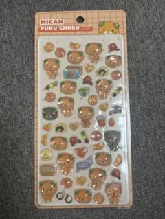 みきゃん　ぷくちゅるシール　正規品のサムネイル