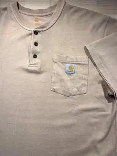 Carhartt ヘンリーネック 胸ポケットT
