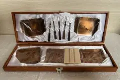 純銅製 梅　銘々皿、菓子皿　皿揃セット　テーブルウェア 小皿　伝統工芸