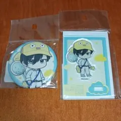 糸師凛 BLUE LOCK LAND 缶バッジ ＆ ミニスタンド ブルーロック