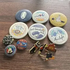 スタジオジブリ 缶バッジ ピンズ　セット売り