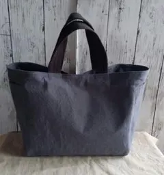 ハンドメイドスクエアトートバック※コットンリネン