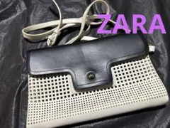 ZARA メッシュ　ショルダーバッグ