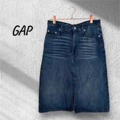 GAP ダークブルー タイトスカート 25インチ定番　シンプル　デニムスカート