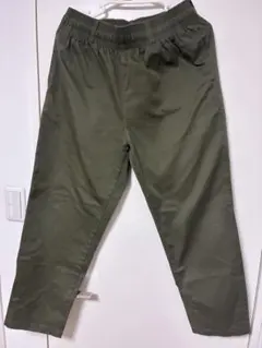 GU ジーユー　シェフパンツ オリーブ