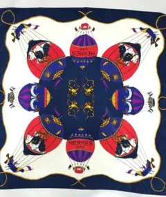 エルメス スカーフ シルクスカーフ 熱気球デザイン