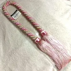 インテリアタッセル ワイヤー入 95cm ピンク フラワーアレンジ しめ縄