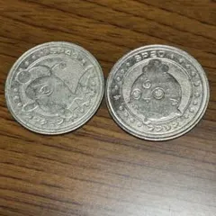 ポケットモンスター バトルコイン2枚 明治乳業