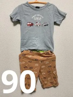 レスキュー車 半袖 セットアップ 90cm