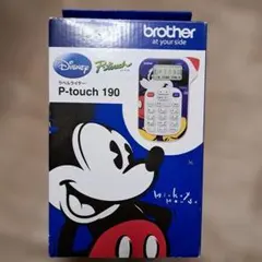 新品 brother P-TOUCH190 ピータッチ190 ミッキーブルー Disney - P-touch ディズニー ミッキーマウスラベルライター PT-190の