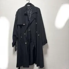 ブラック トレンチコート 薄手