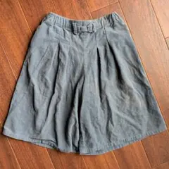 3can4on　ワイドパンツ　 半ズボン 120サイズ　ガウチョパンツ　くすみ