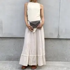 ドイツ　ヴィンテージ　ドットロングスカートのサムネイル