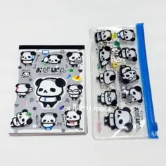 【当時物】おじぱん パンダ　メモ帳　ノート　平成レトロ　美品